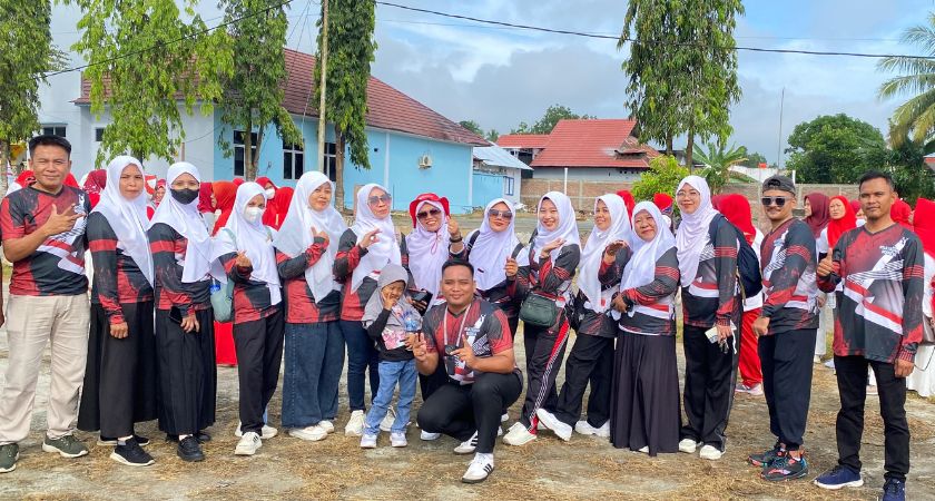 MTSN 2 BOALEMO IKUTI PENCANANGAN HUT RI ke-80